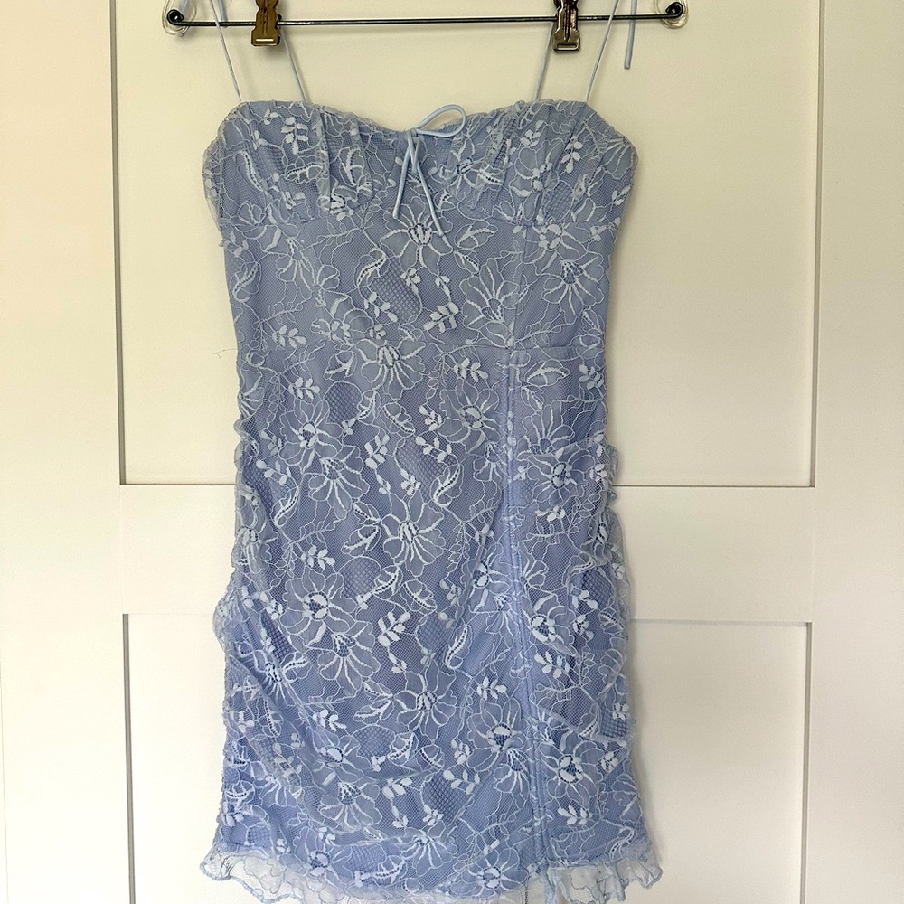 Hello Molly lace party dress, size small. Worn once, like new.